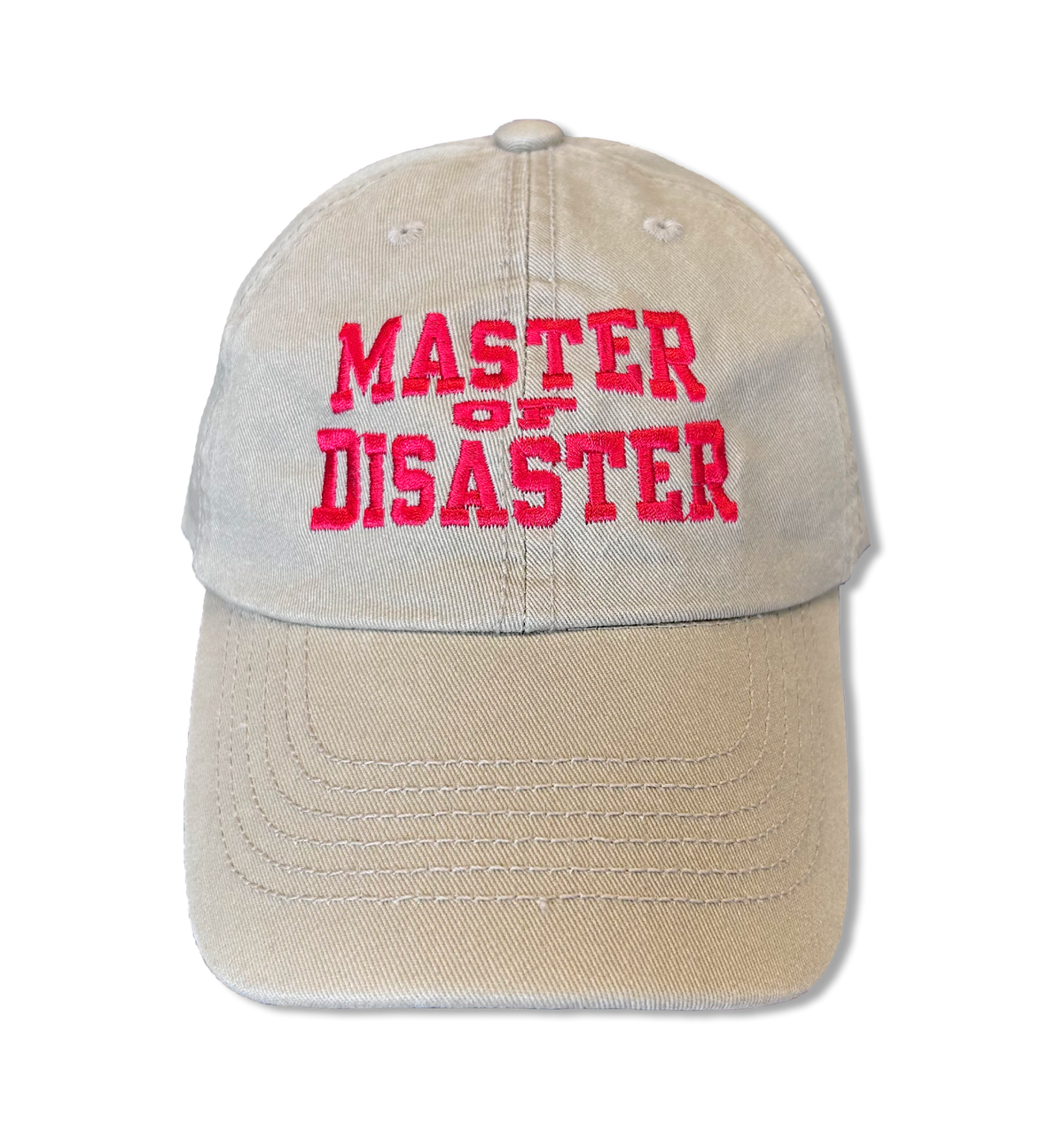 Master of Disaster Baseball Cap - Tan