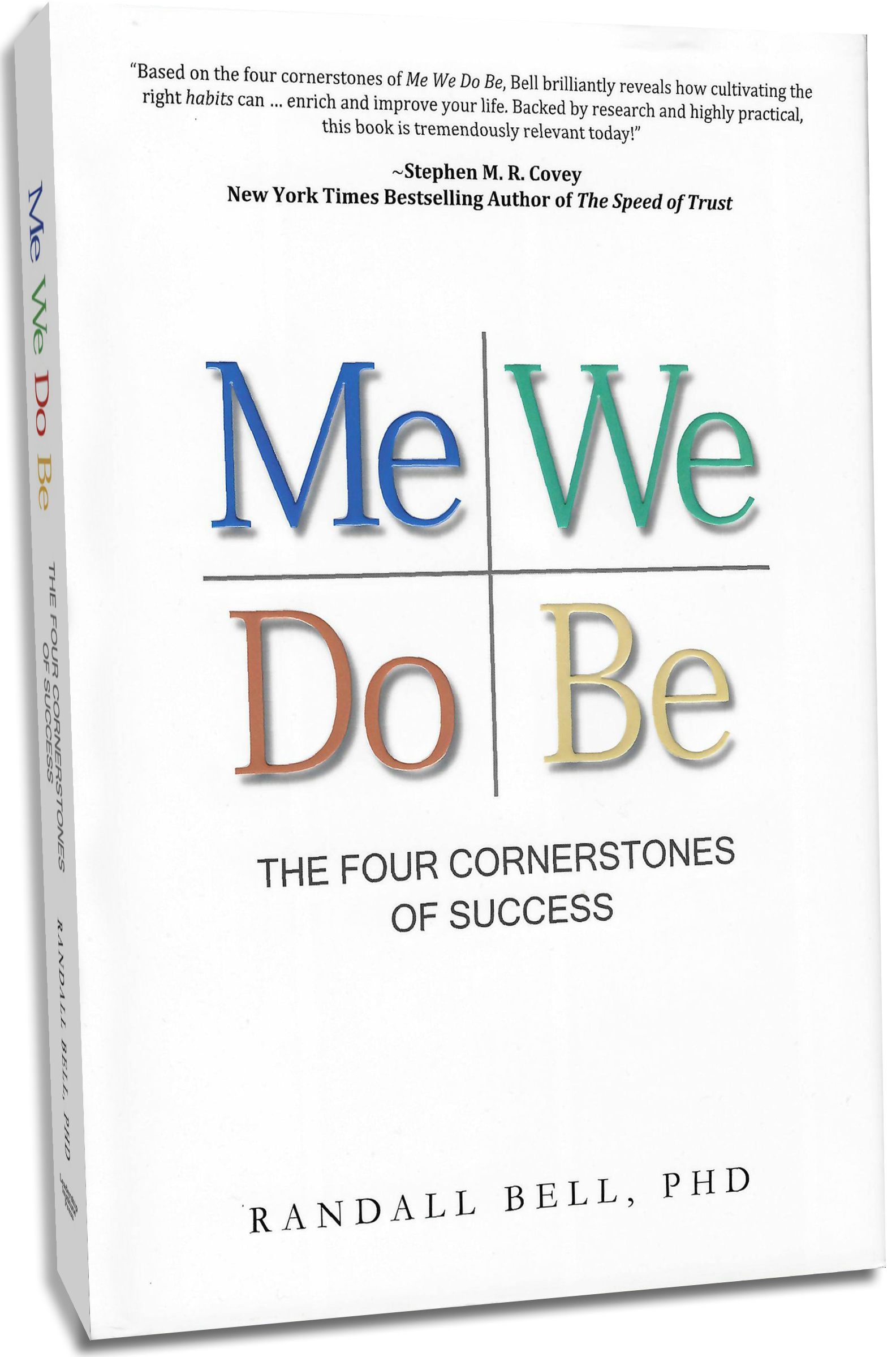 Book cover: Me We Do Be, The Four Cornerstones of Success